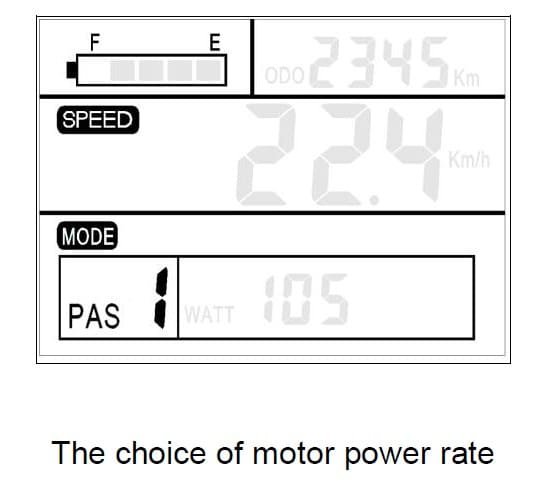 SW-U eBike LCD Display_TopEParts eBike meter