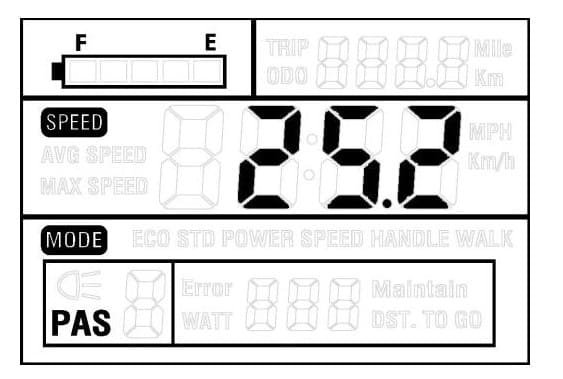 SW-U eBike LCD Display_TopEParts eBike meter